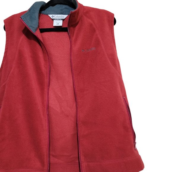 Columbia Fleece Womens Red Vest - Picture 6 of 9